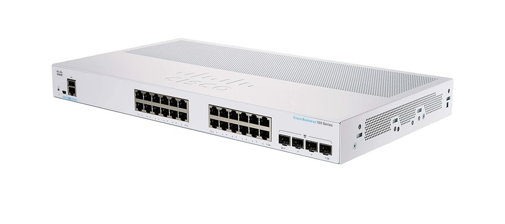 Cisco CBS350-24T-4X-EU Network Switch Managed L2/L3 Gigabit Ethernet (10/100/1000) Silver